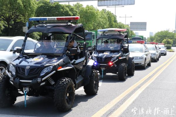 帅宁波特警全地形突击车亮相街头