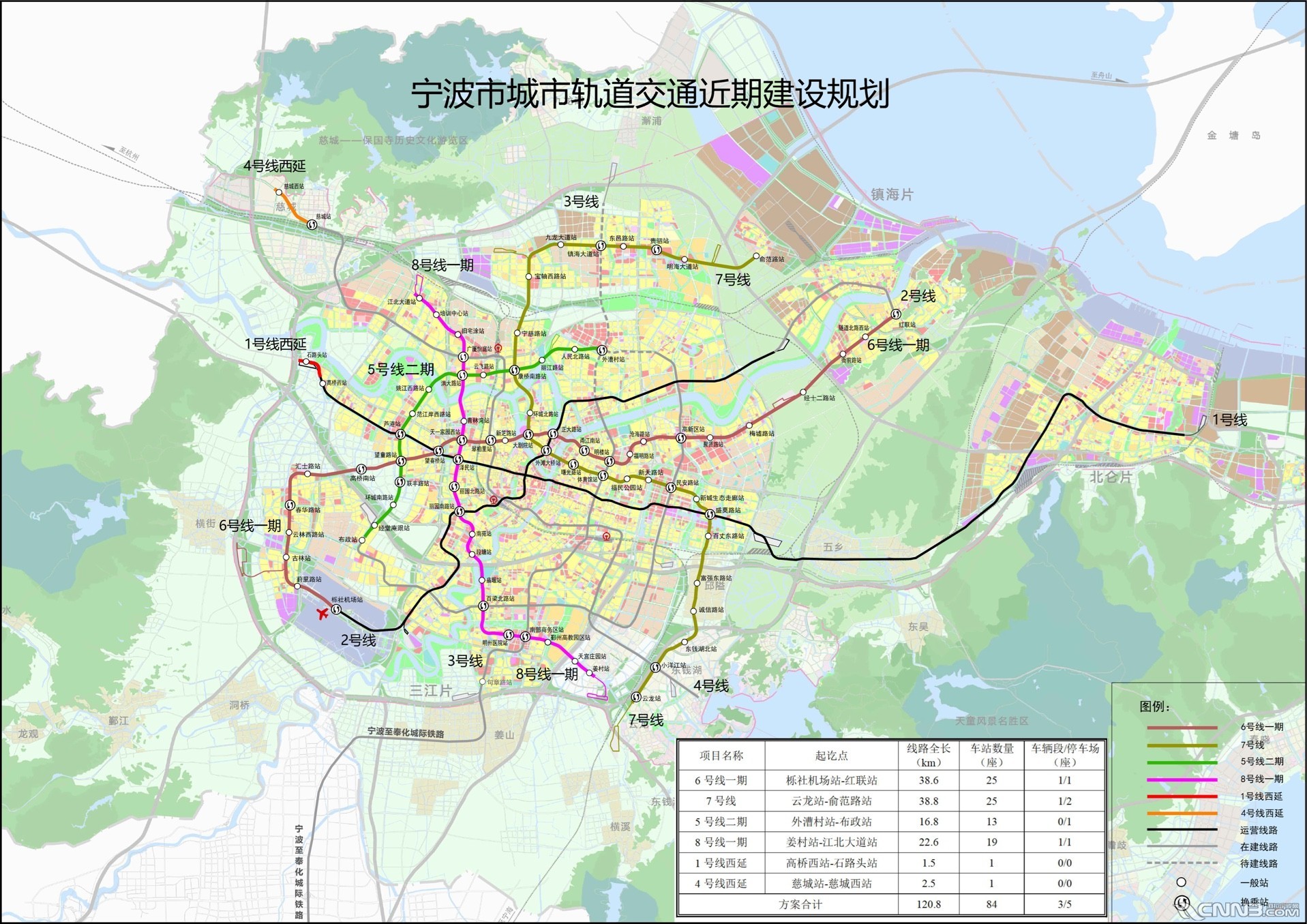 宁波6号线二期规划图图片