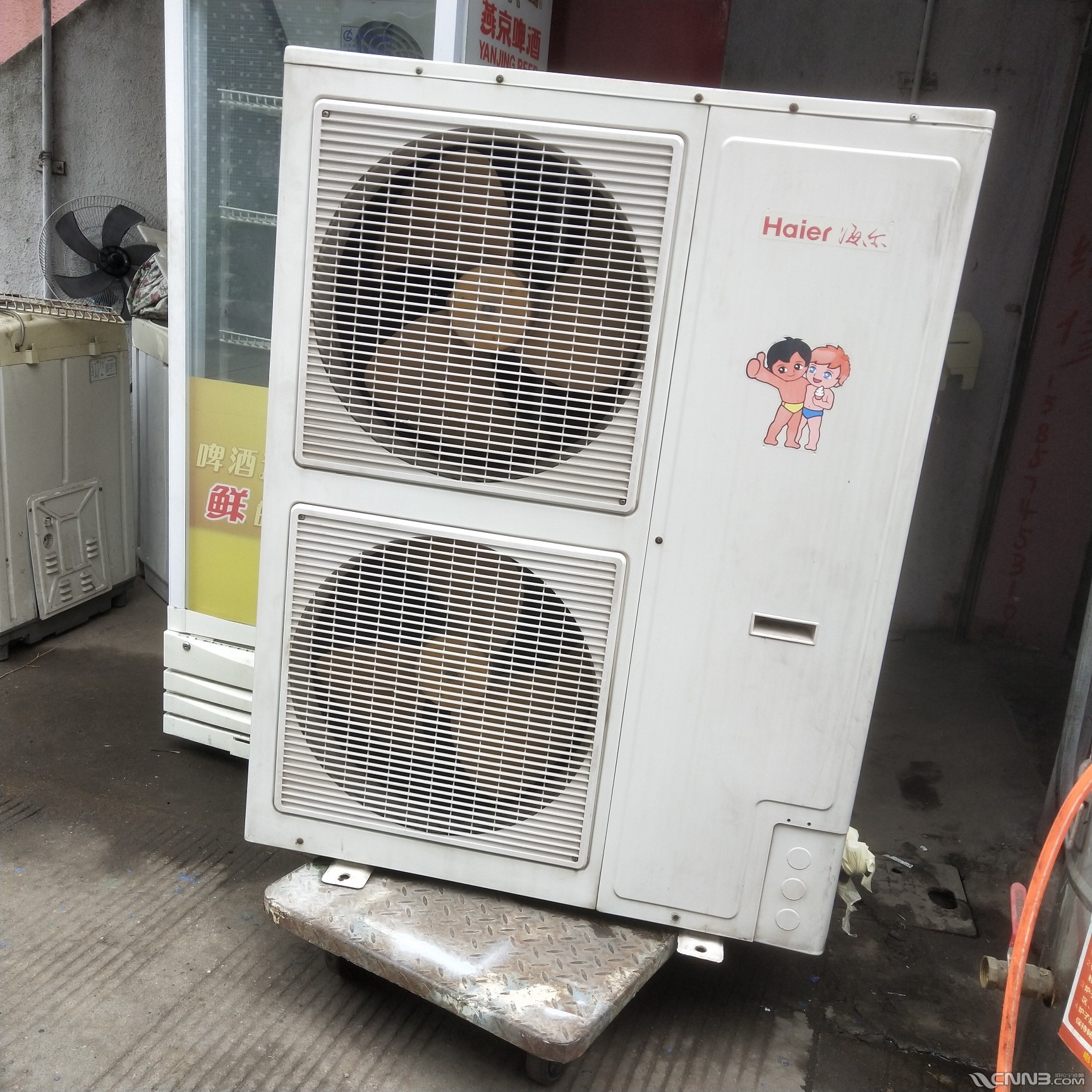 海尔五匹柜机空调出售380v三相电