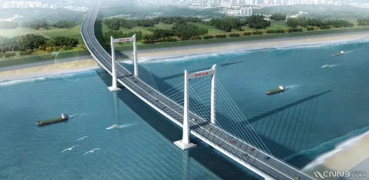 六横大桥一期宁波段开工