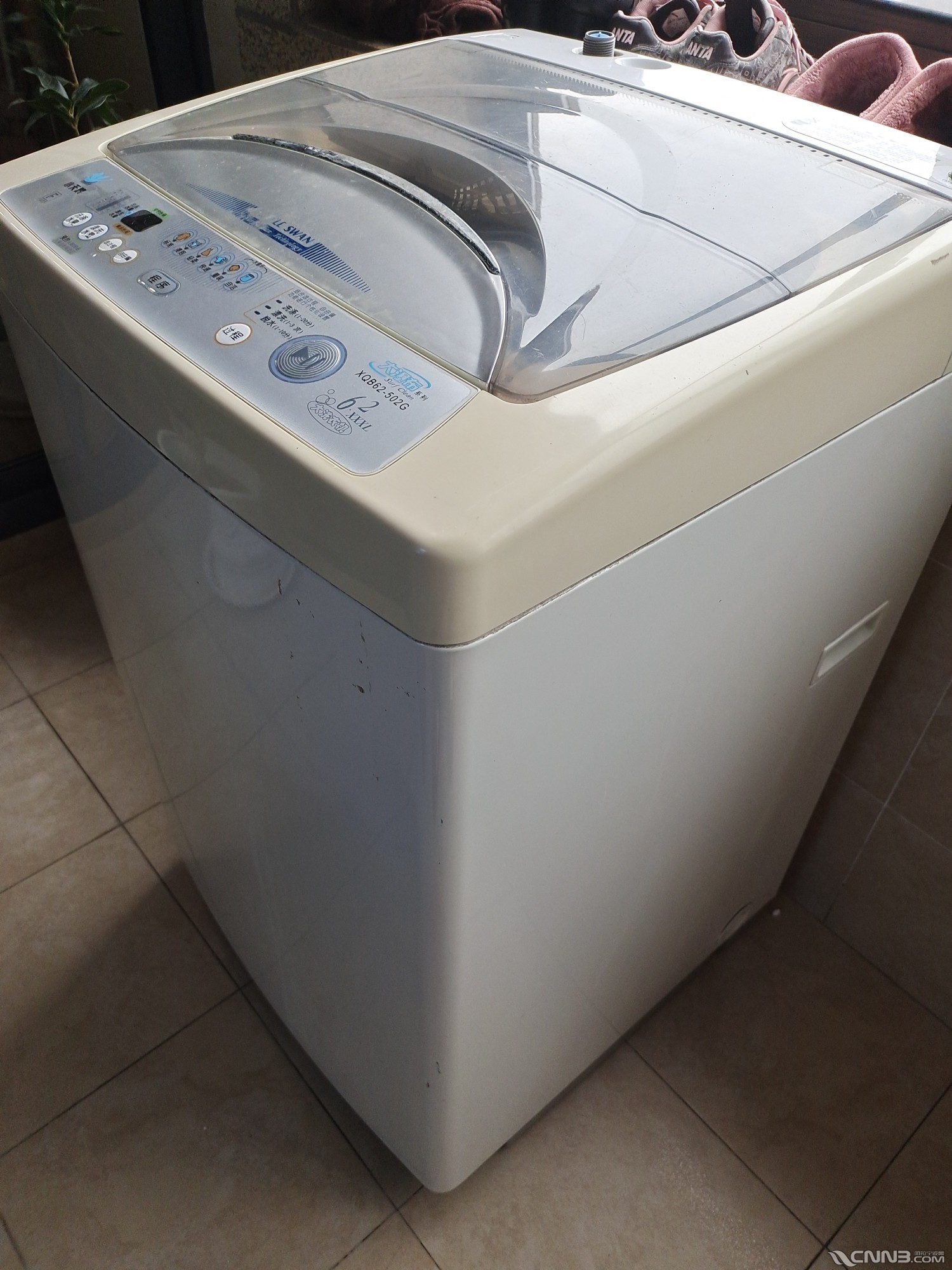 124元出二手62公斤小天鹅全自动洗衣机